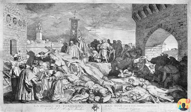 ¿Por qué Boccaccio inserta la narración de la peste al comienzo del decameron?