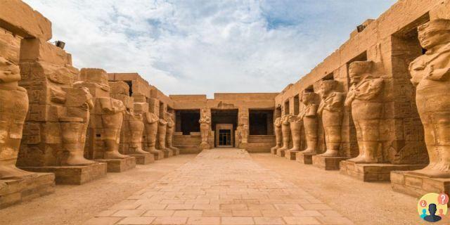 ¿Cómo se construyeron los templos egipcios?