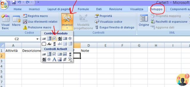 ¿Insertar un cuadrado pequeño en Excel?