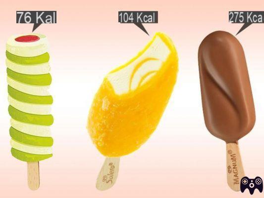¿Cuál es el helado envasado menos calórico?