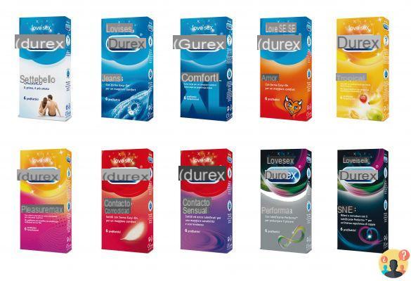 ¿Varios tipos de condones?
