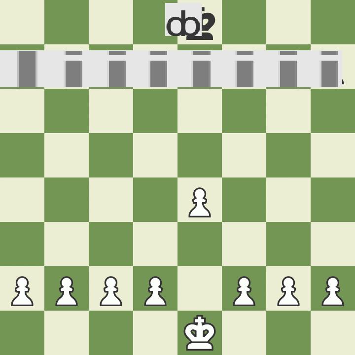 ¿Cómo se mueve el rey en el ajedrez?