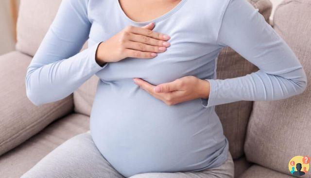 ¿Cuándo desinflamar los senos en el embarazo?