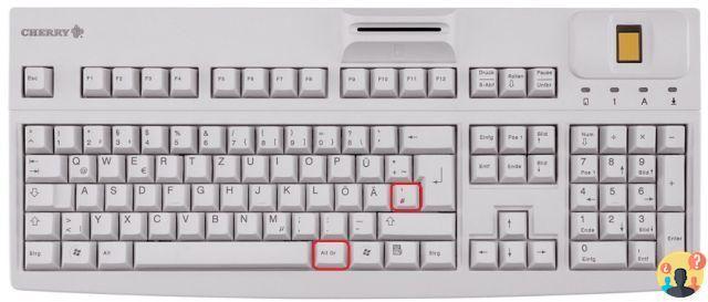 ¿Dónde está el hash en el teclado de la PC?