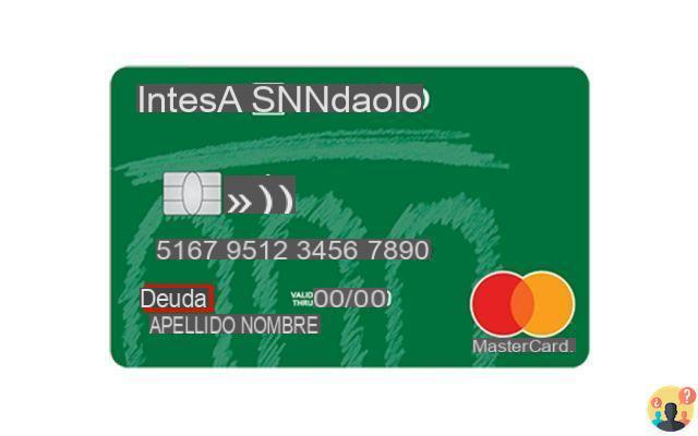 ¿Cuándo cargan la tarjeta de crédito de Intesa San Paolo?