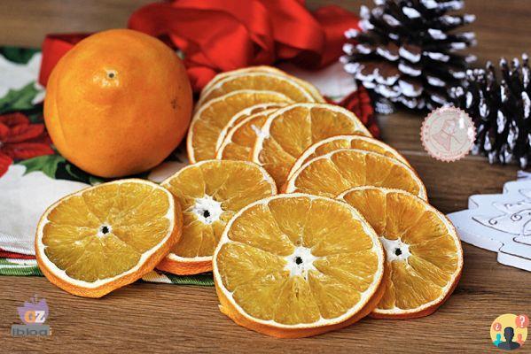 ¿Cómo se secan las naranjas?