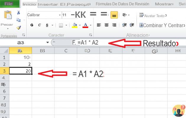 ¿Cómo hacer una multiplicación en Excel?