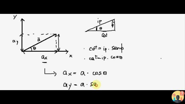 ¿Cómo se calcula la componente de un vector?