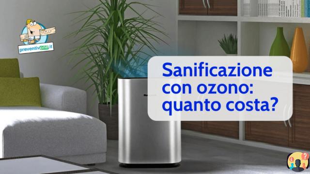 ¿Cuánto cuesta higienizar con ozono?