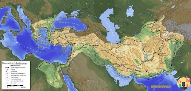 ¿Hasta dónde se extendió el imperio de Alejandro Magno?