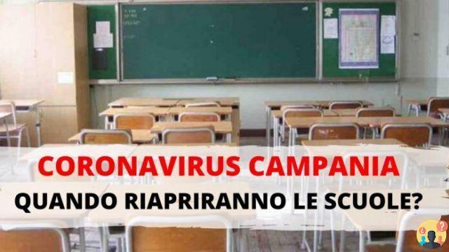 ¿Cuándo reabrirán las escuelas en Campania?