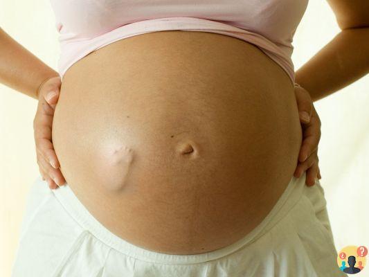 ¿Menos movimientos fetales al final del embarazo?