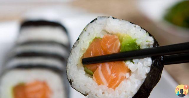 ¿Cuántos rollos de sushi comer?