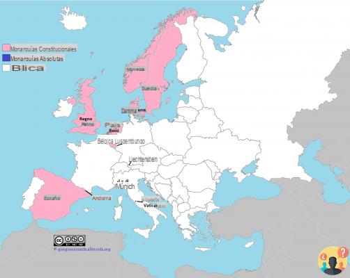 ¿Países europeos con monarquía?