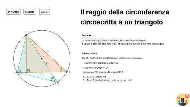 ¿Cómo se calcula la medida de la circunferencia circunscrita?