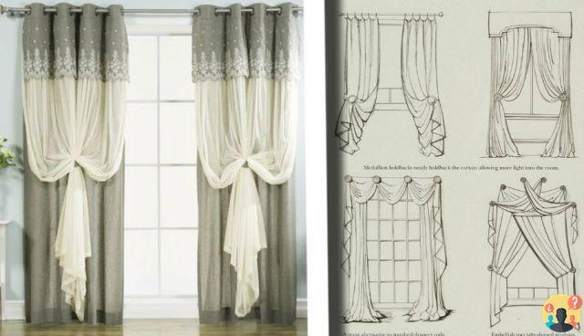 ¿Cómo cubrir cortinas con imanes?