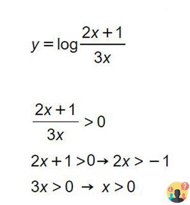¿Cuál es el dominio de la función logarítmica?