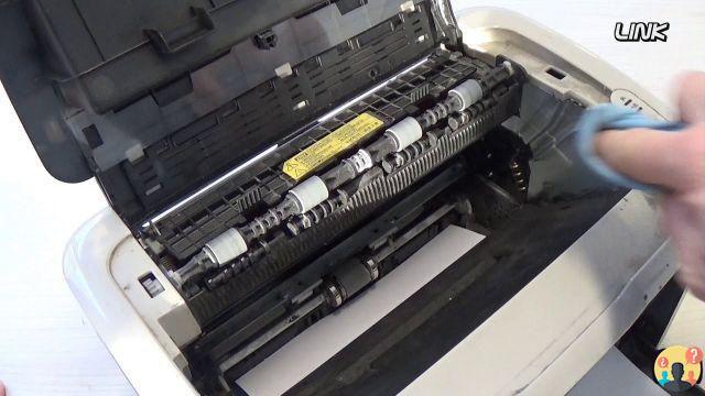 ¿Por qué la impresora imprime en blanco?