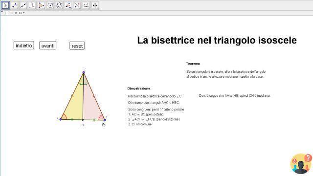¿Demostración de un triángulo isósceles?