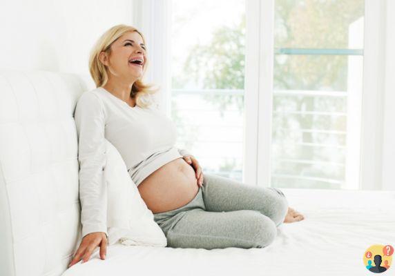 ¿Pulsación del vientre en el embarazo?