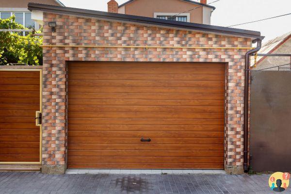 ¿Cuánto cuesta el techo de una puerta de garaje?
