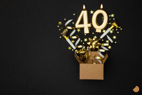 ¿Cómo celebrar los 40 años?