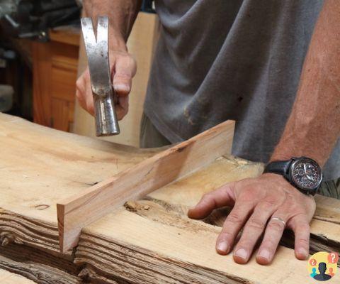 ¿Cómo enderezar una tabla de madera?