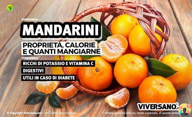 ¿Qué vitaminas contiene la mandarina?