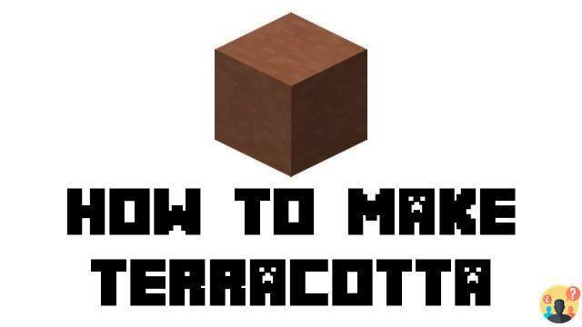 ¿Cómo se hace la terracota en Minecraft?