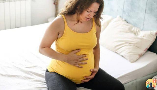 ¿Dolor de barriga en el embarazo?