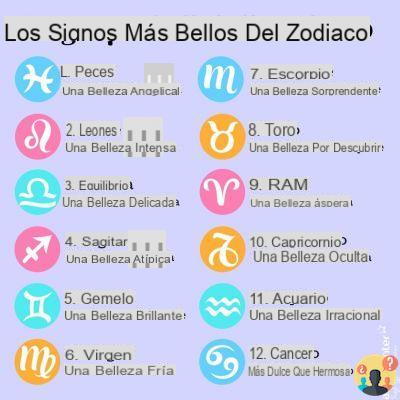¿Cuál es el signo zodiacal más hermoso?
