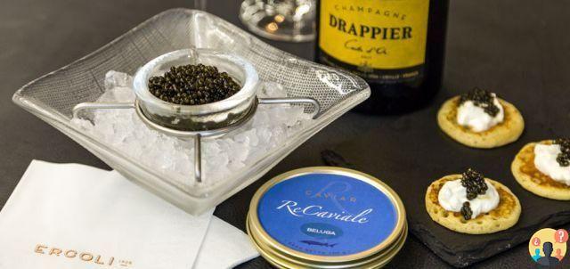 ¿Cómo comer caviar?