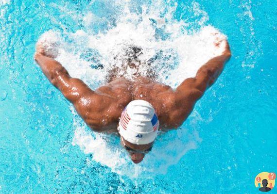 ¿Cuántos músculos se utilizan en una acción de natación?