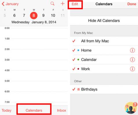 ¿Cómo elimino eventos del calendario del iPhone?