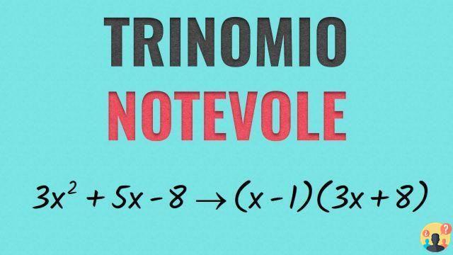 ¿Qué es el trinomio notable?