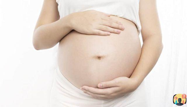 Vientre perpetuamente duro en el embarazo?