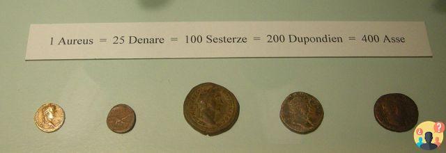 Monetaria de las monedas romanas?