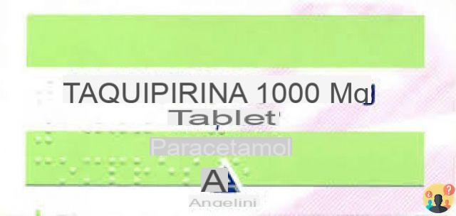 ¿Cómo se toman las tabletas de tachipirina?