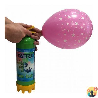 ¿Qué tipo de gas necesitas para hacer volar los globos?
