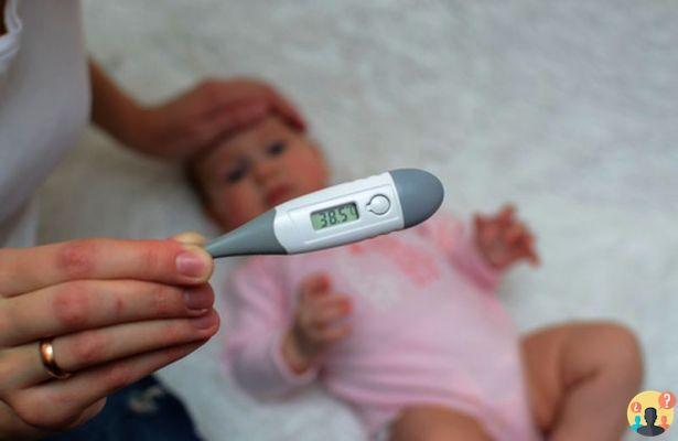 ¿Cuándo hay fiebre en los bebés?