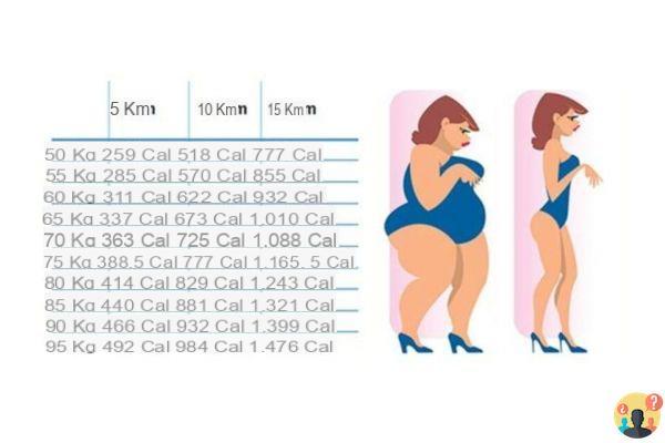 ¿Cuántos km por día para bajar de peso?