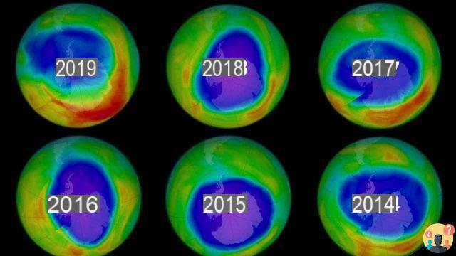 ¿Dónde está el agujero en la ozonosfera?