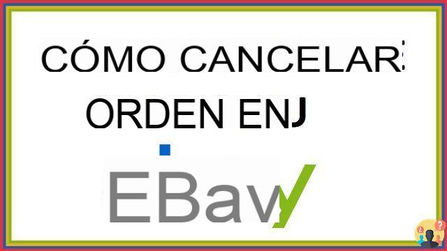 ¿Cómo cancelo un pedido de eBay?