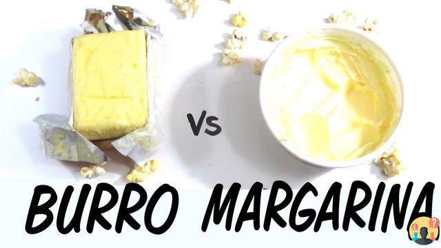 ¿Cuánta margarina en lugar de mantequilla?