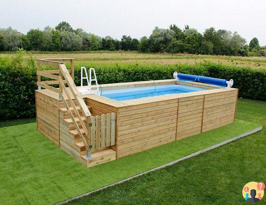 ¿Cuánto cuesta enterrar una piscina sobre el suelo?