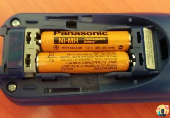 ¿Qué baterías van en el inalámbrico?