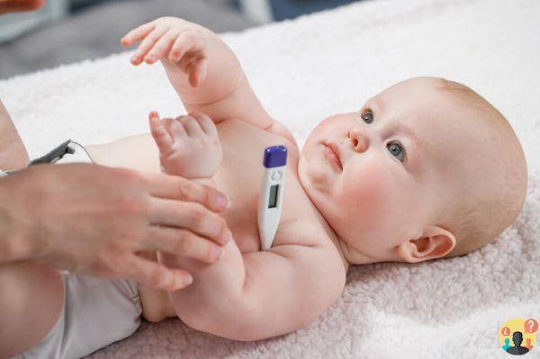 ¿Dónde se mide la fiebre de un recién nacido?