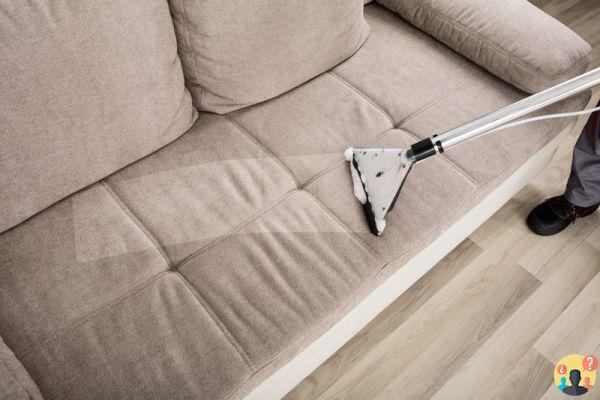 ¿Para limpiar el sofá de tela?