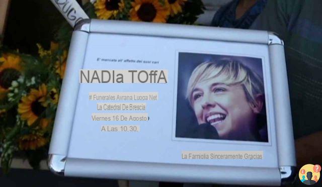 ¿En qué cementerio está enterrada Nadia Toffa?