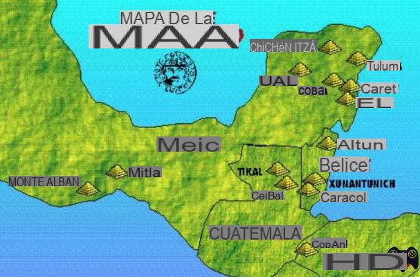 ¿Qué estados surgen hoy en el territorio donde vivieron los mayas?